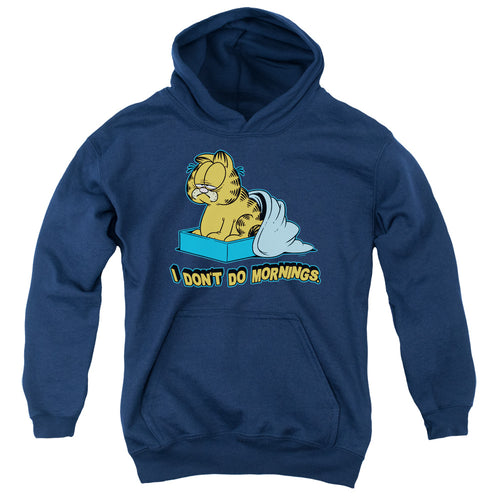 Garfield I Dont Do Mornings Youth Hoodie