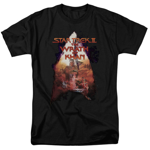 Star Trek The Wrath of Khan Delta Poster T-Shirt