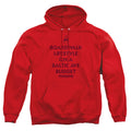 Monopoly Lifestyle vs Budget Red Pullover Hoodie