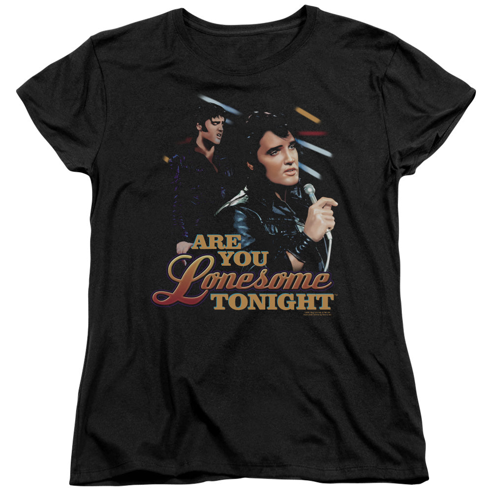 Elvis Presley Are You Lonesome Womens T-Shirt