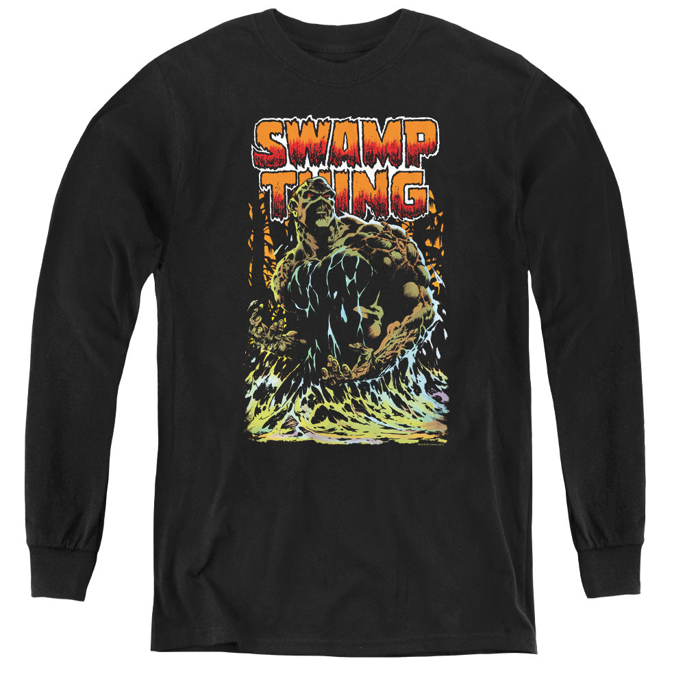 Justice League Swamp Thing Youth Long Sleeve T-Shirt