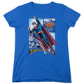 Justice League Superman Panels Womens T-Shirt