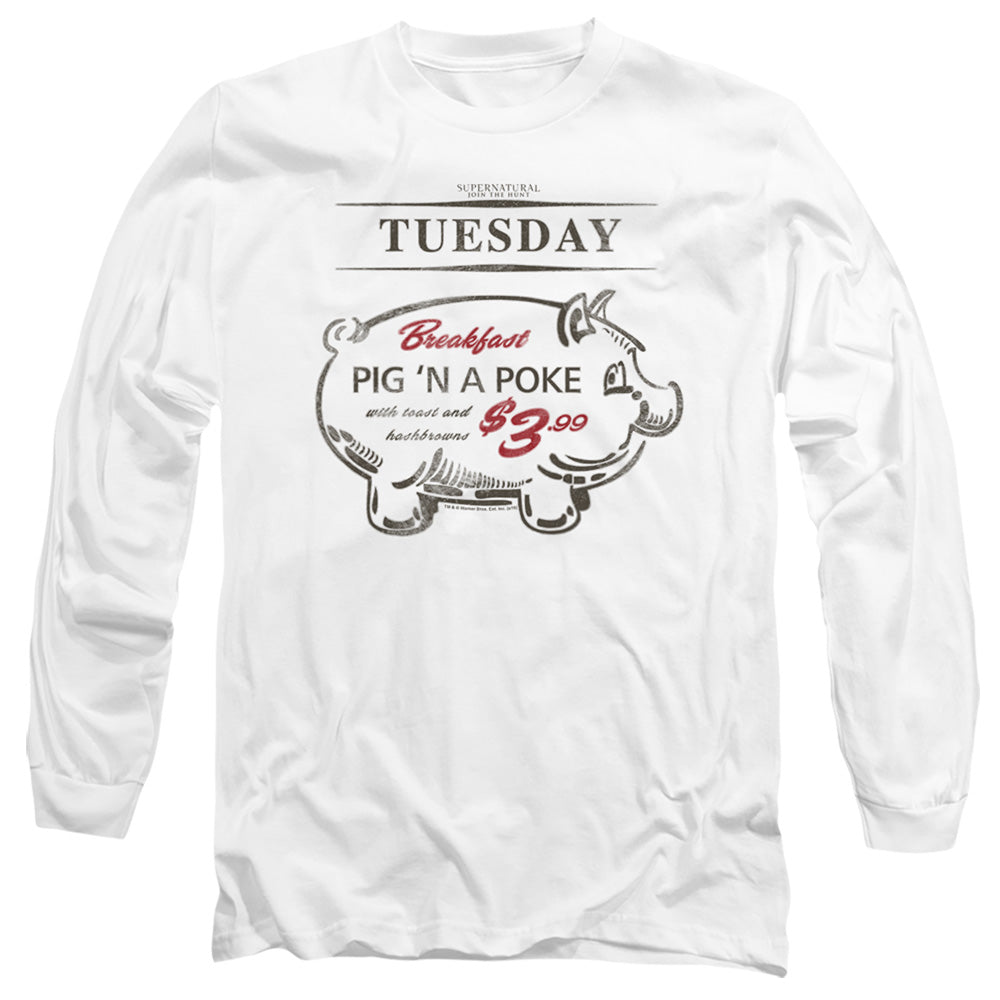Supernatural Mystery Spot Pig 'n a Poke Long Sleeve T-Shirt