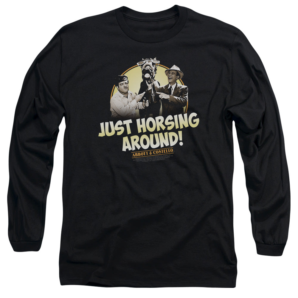 Abbott and Costello Horsing Around Long Sleeve T-Shirt