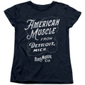 Ford American Muscle Classic Script Womens T-Shirt