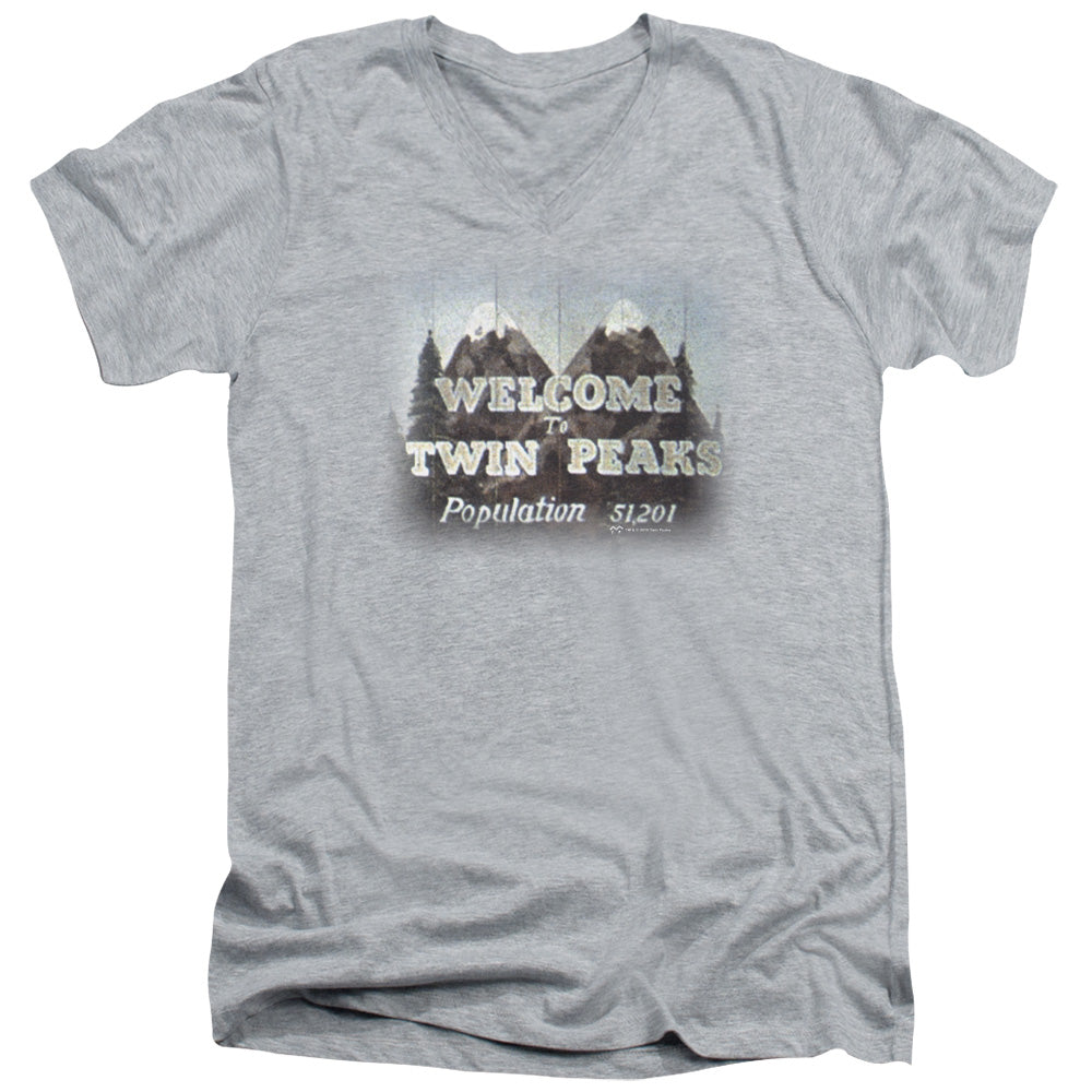 Welcome to Twin Peaks V-Neck T-Shirt