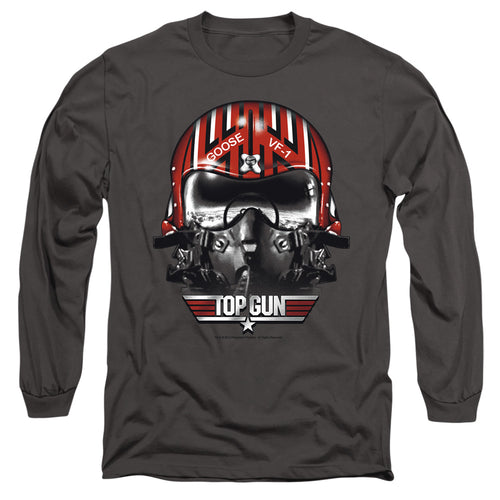 Top Gun Goose Helmet Long Sleeve T-Shirt