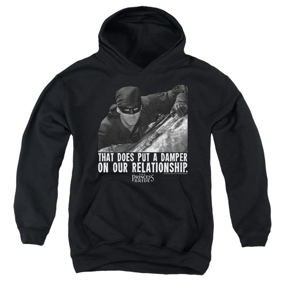 The Princess Bride Damper Black Youth Hoodie