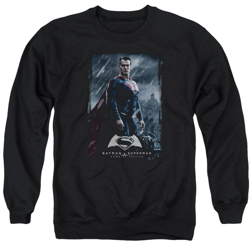 Batman v Superman Supe Poster Crewneck Sweatshirt