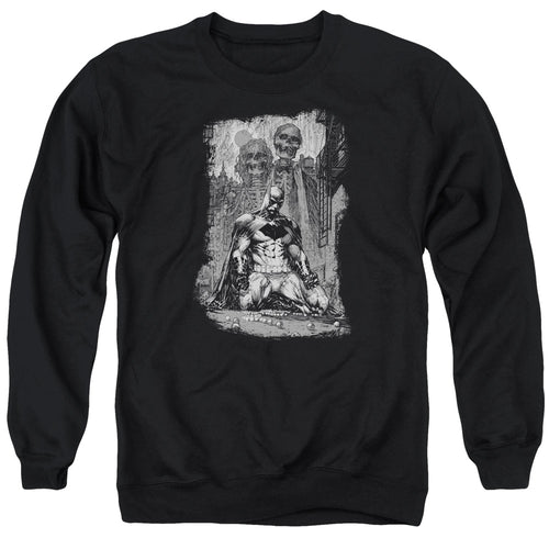 Batman Sketchy Shadows Crewneck Sweatshirt