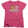 Garfield Chicks Dig Flowers Womens T-Shirt