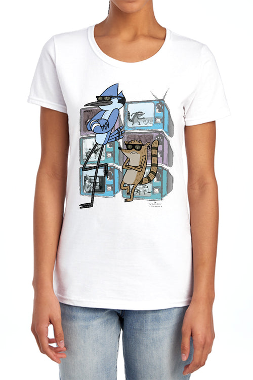 Regular Show TV Too Cool Womens T-Shirt