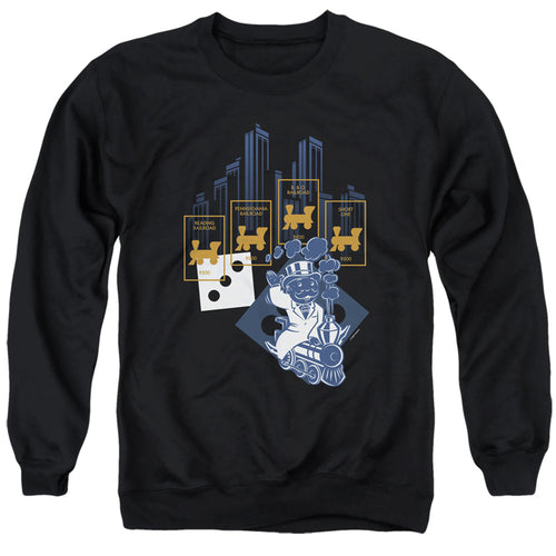 Monopoly The True Railroad Tycoon No Logo Crewneck Sweatshirt