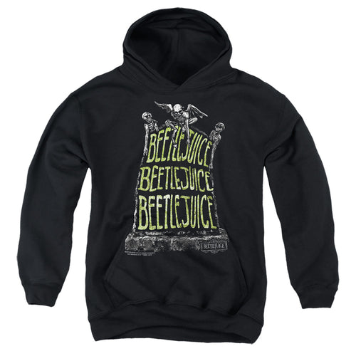 Beetlejuice Headstone Name Youth Hoodie
