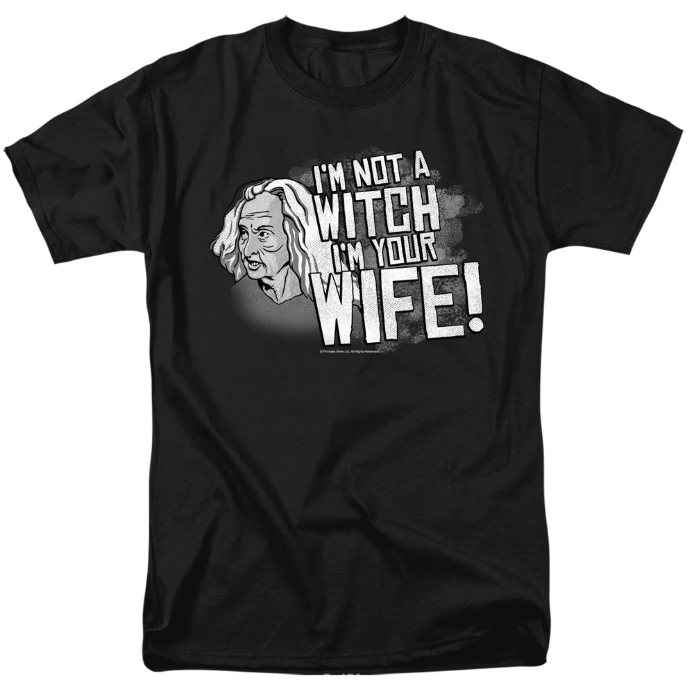 The Princess Bride Not a Witch Black T-Shirt