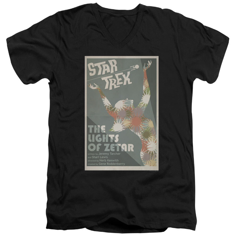 Star Trek Juan Ortiz The Lights of Zetar Black V-Neck T-Shirt