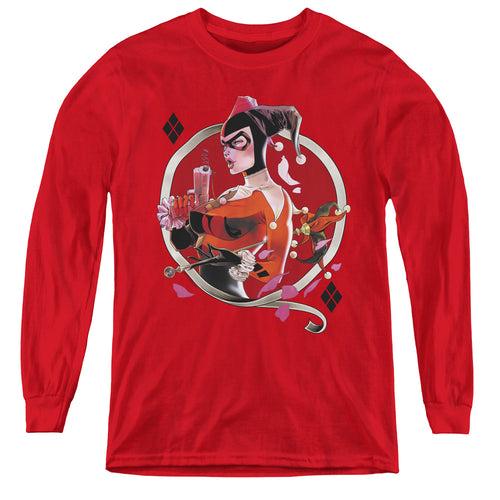 Batman Harley Q Youth Long Sleeve T-Shirt