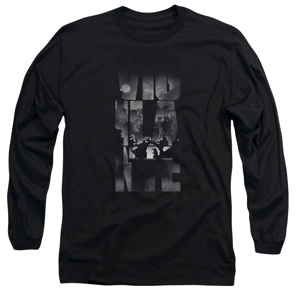 Batman v Superman Rainy Viglante Long Sleeve T-Shirt