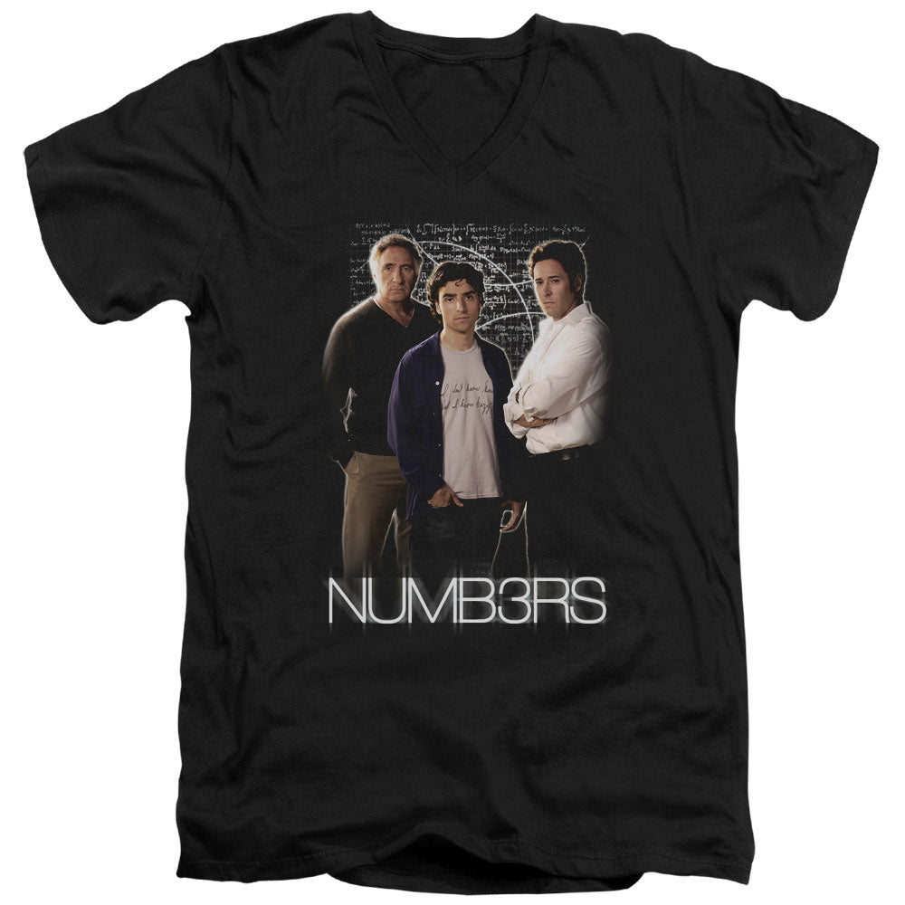Numb3rs Equations V-Neck T-Shirt