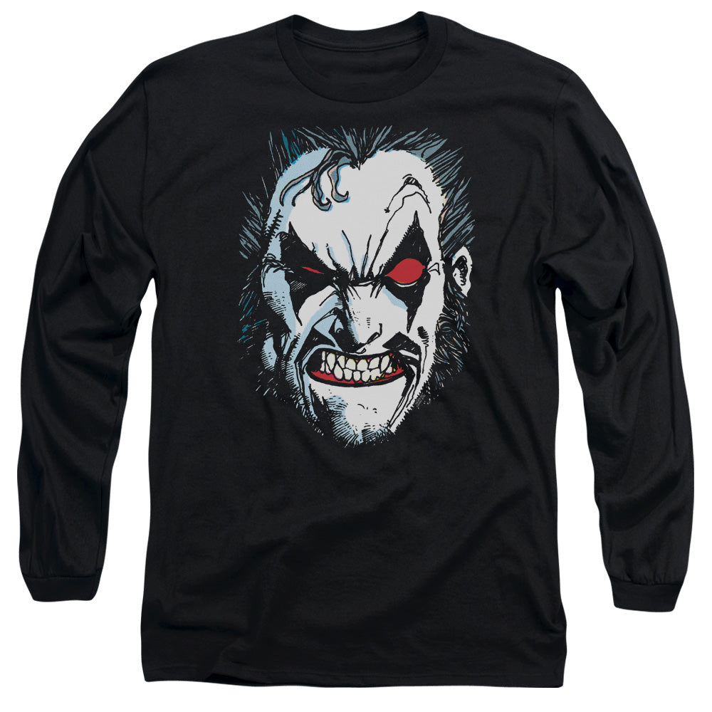 Justice League In Lo Face Long Sleeve T-Shirt