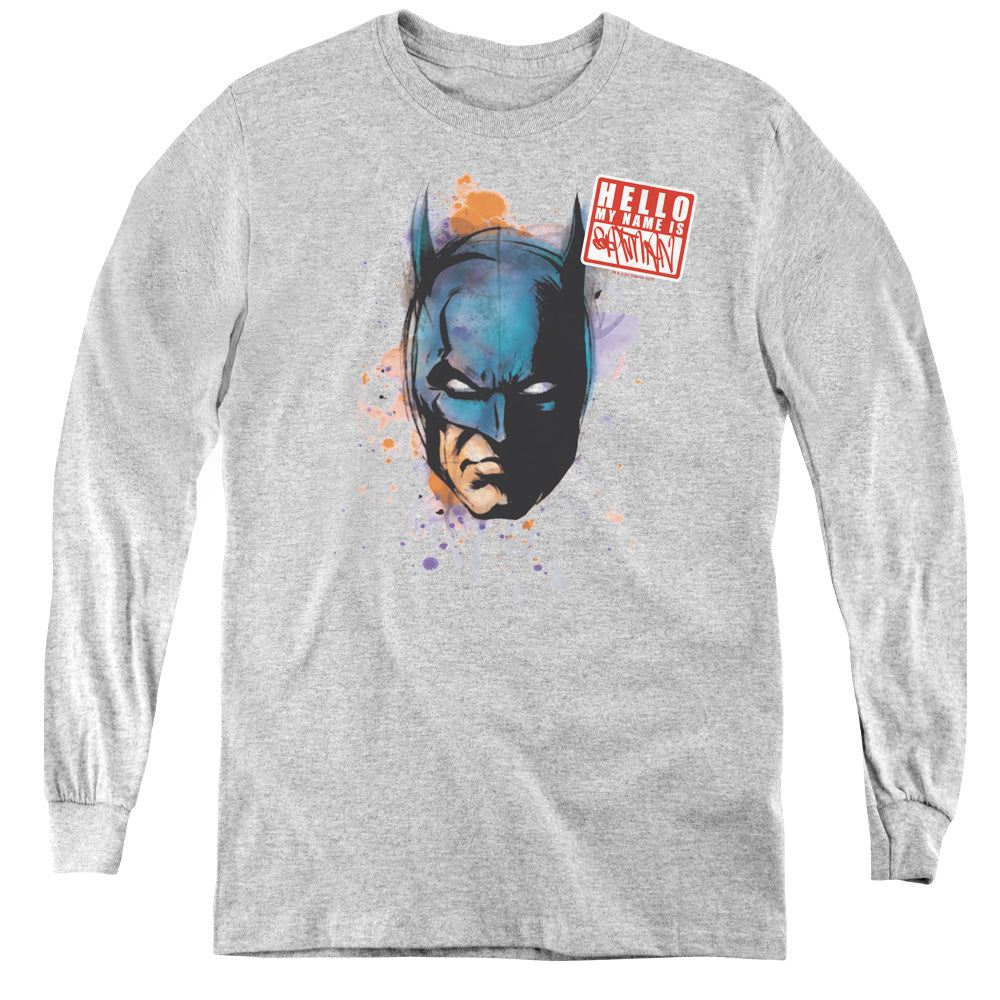 Batman Hello Youth Long Sleeve T-Shirt