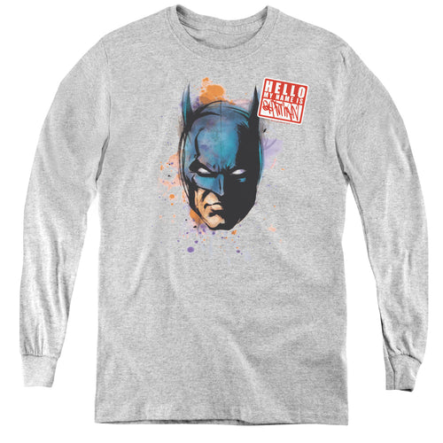 Batman Hello Youth Long Sleeve T-Shirt