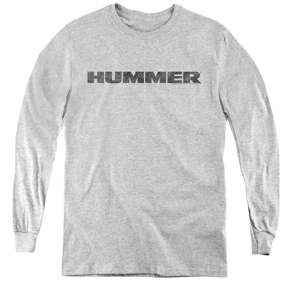 Hummer Distressed Hummer Logo Youth Long Sleeve T-Shirt