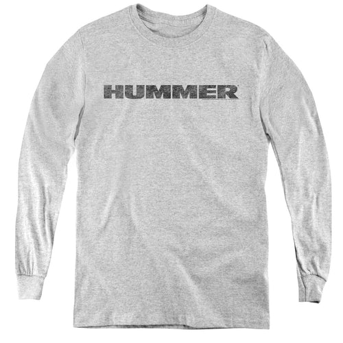 Hummer Distressed Hummer Logo Youth Long Sleeve T-Shirt