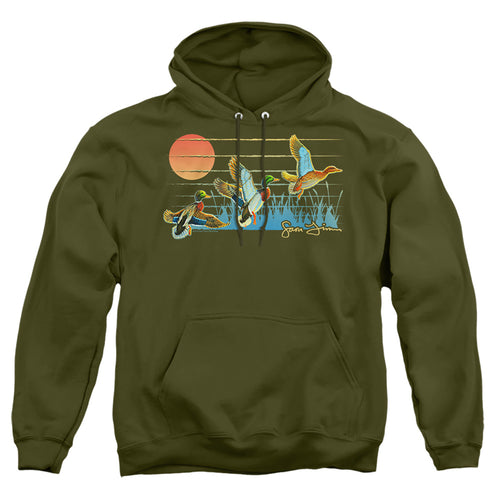 Wild Wings Three Ducks Pullover Hoodie