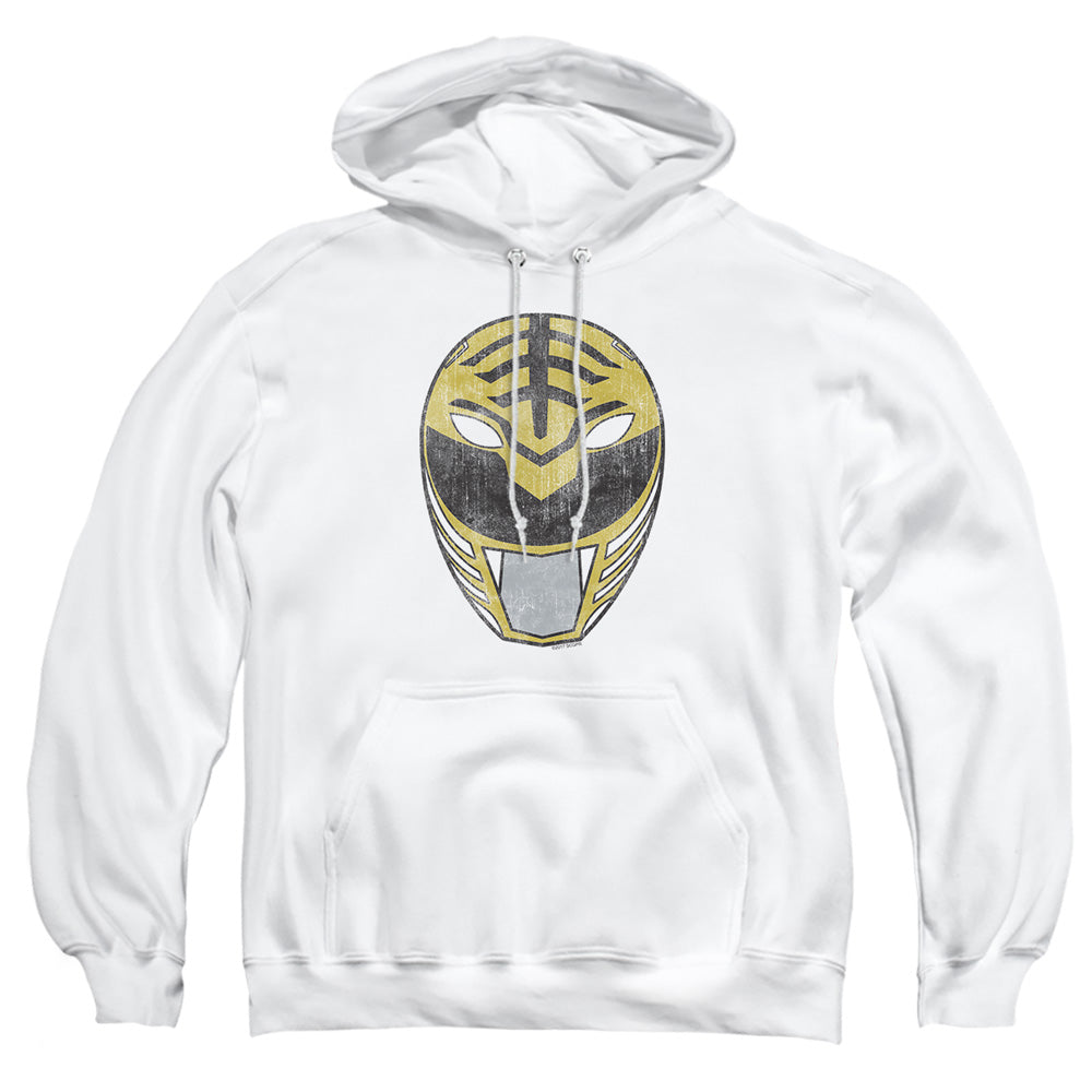 Mighty Morphin Power Rangers White Ranger Mask Pullover Hoodie