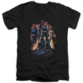 Justice League Take A Stand V-Neck T-Shirt