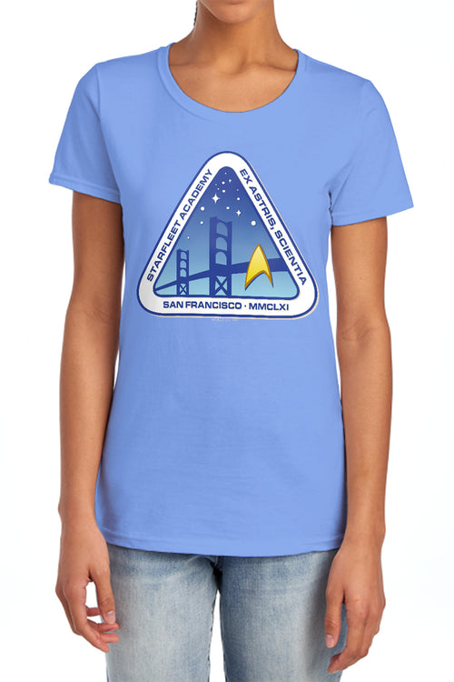 Star Trek Starfleet Academy San Francisco Patch Womens T-Shirt