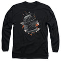Batman v Superman Bat Head Tech Long Sleeve T-Shirt