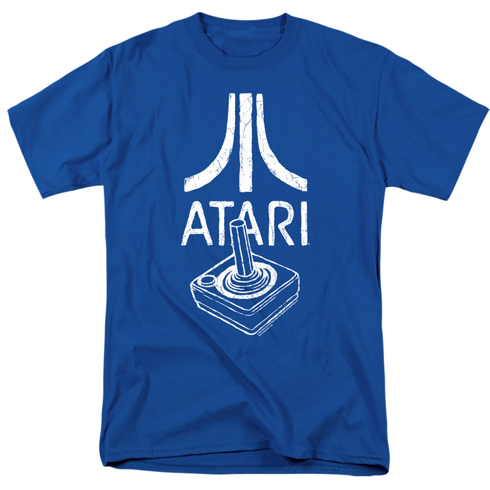 Atari Joystick Logo Royal Blue T-Shirt