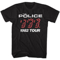 82 Tour Dates The Police t-shirt in black