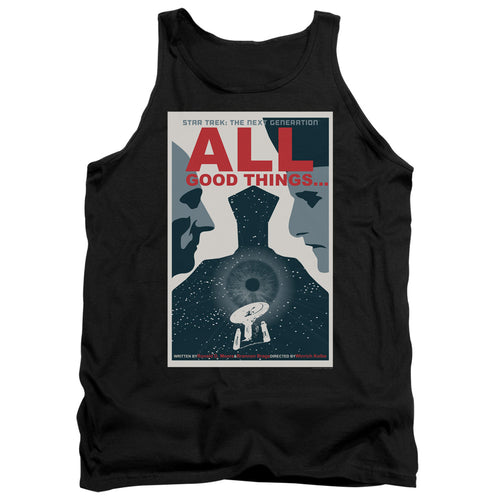 Star Trek All Good Things Black Tank Top
