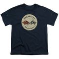 Chevy Old Vette Navy Youth/Toddler T-Shirt
