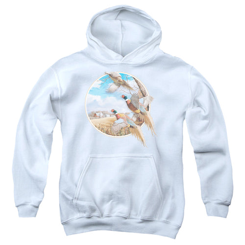 Wild Wings October Memories Pheasants Youth Hoodie