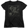 Lord of the Rings Map Of Me Womens T-Shirt