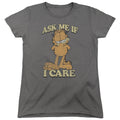 Garfield Ask Me Womens T-Shirt