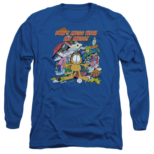 Garfield My Mess Long Sleeve T-Shirt