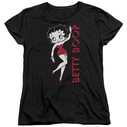 Betty Boop Classic Silhouette Womens T-Shirt