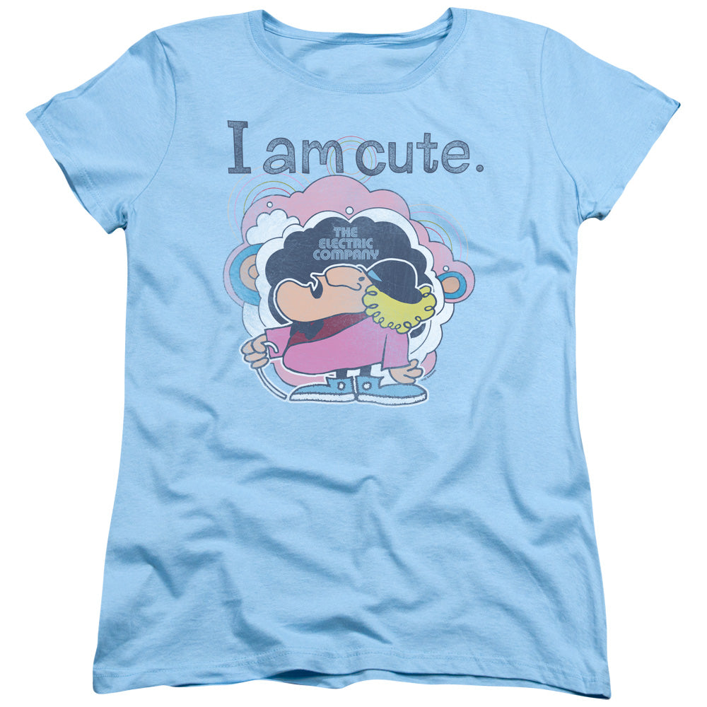 Electric Company I Am Cute Womens T-Shirt
