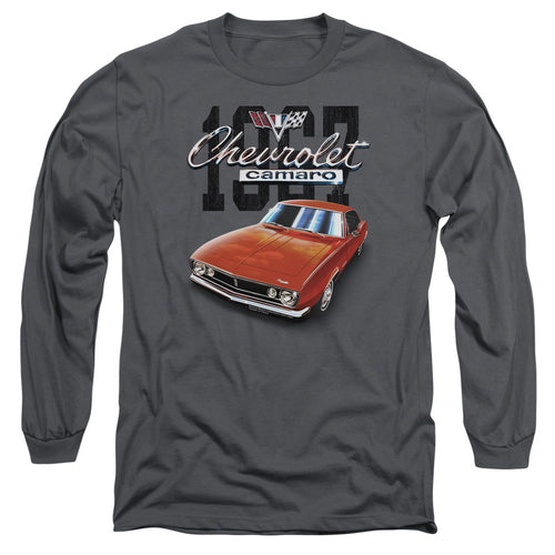 Chevy Classic Camaro Orange Long Sleeve T-Shirt