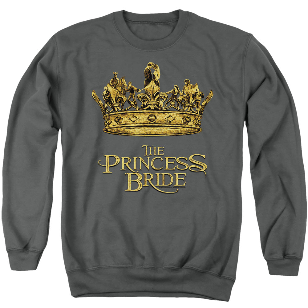 The Princess Bride Crown Charcoal Crewneck Sweatshirt