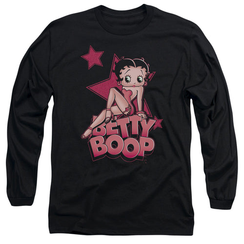 Betty Boop Sexy Star Long Sleeve T-Shirt