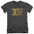 Garfield Smiling V-Neck T-Shirt