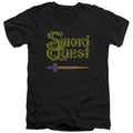 Atari Swordquest 8 Bit Sword V-Neck T-Shirt