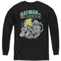 Batman vs. The Joker on Black Youth Long Sleeve T-Shirt