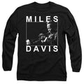 Miles Davis Monochrome Long Sleeve T-Shirt